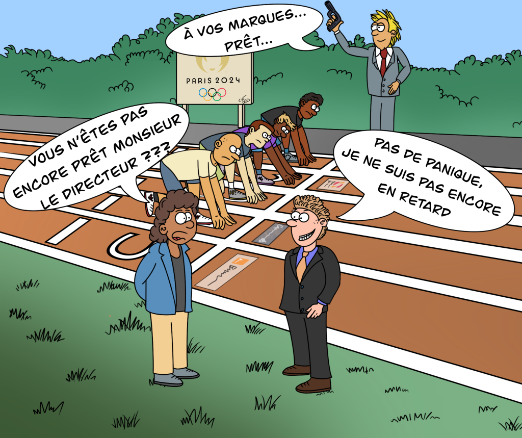 Organisation JO 2024 : La direction attend d’être en retard !