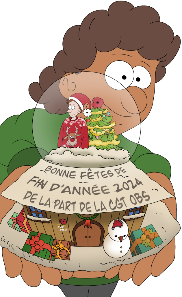 Meilleurs vœux de la part de la CGT OBS